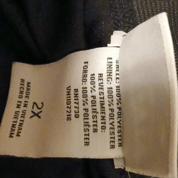 Ava & Viv Elegant Black and Gold Pleated Skirt - Picture 4 of 4